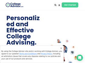 'collegeadvisor.com' screenshot