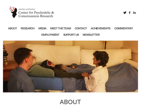 'hopkinspsychedelic.org' screenshot