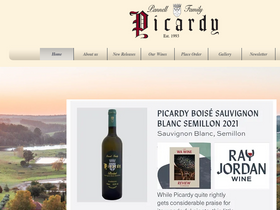 picardy.com.au homepage screenshot