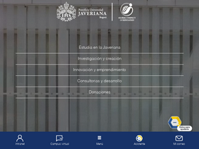 'javeriana.edu.co' screenshot