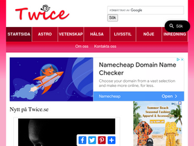 'twice.se' screenshot