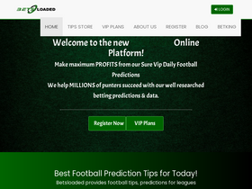 'betsloaded.com' screenshot