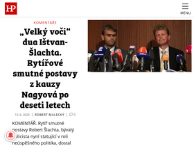 'hlidacipes.org' screenshot