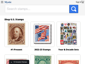'mysticstamp.com' screenshot