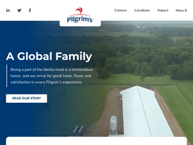 'pilgrims.com' screenshot