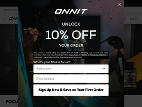 'onnit.com' screenshot