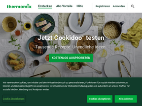'cookidoo.at' screenshot