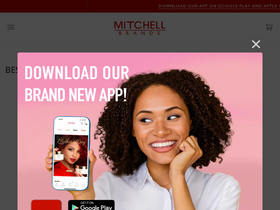 'mitchellbrands.com' screenshot