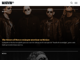 'marvin.com.mx' screenshot