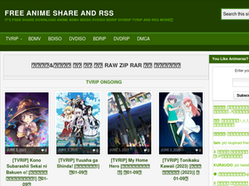 'animerss.com' screenshot