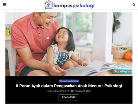 'kampuspsikologi.com' screenshot