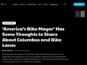 'columbusunderground.com' screenshot