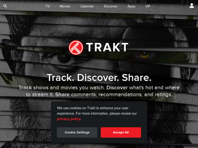 'trakt.tv' screenshot