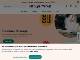 'pet-supermarket.co.uk' screenshot