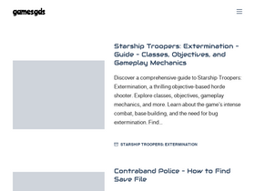 'gamesgds.com' screenshot