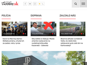 'bratislavskenoviny.sk' screenshot