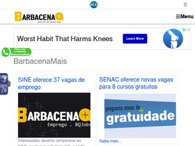 'barbacenamais.com.br' screenshot