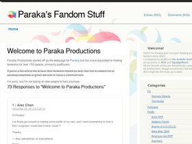 'parakaproductions.com' screenshot