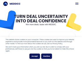 'meddicc.com' screenshot