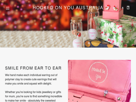 hookedonyouaustralia.com homepage screenshot