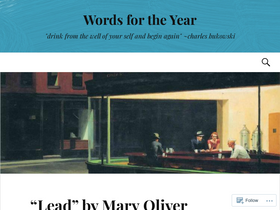 'wordsfortheyear.com' screenshot