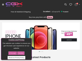 'cgxuk.co.uk' screenshot