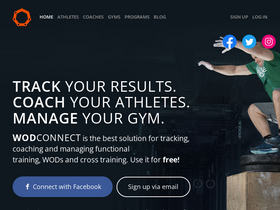 'wodconnect.com' screenshot