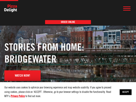 'pizzadelight.com' screenshot