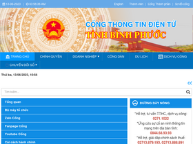 'binhphuoc.gov.vn' screenshot
