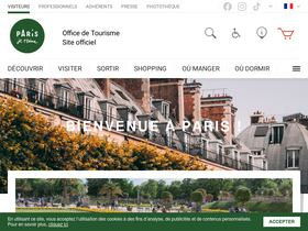 'parisinfo.com' screenshot