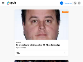 'qub.ca' screenshot