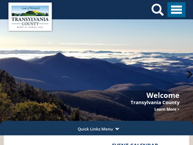 'transylvaniacounty.org' screenshot