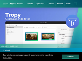 'livreeaberto.com' screenshot