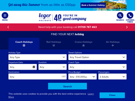 'leger.co.uk' screenshot