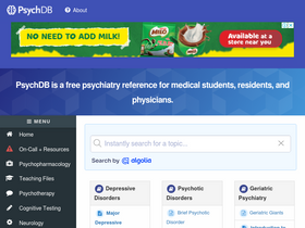 'psychdb.com' screenshot