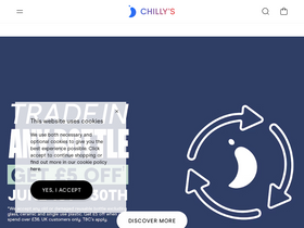'chillys.com' screenshot