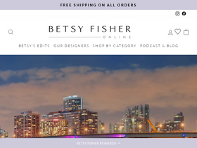 betsyfisher.com homepage screenshot
