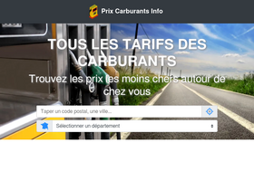 'prix-carburants-info.fr' screenshot
