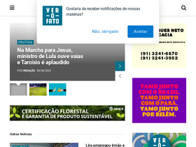 'ver-o-fato.com.br' screenshot