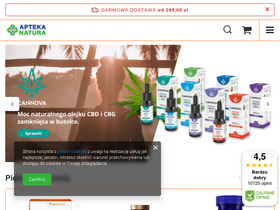 'apteka-natura.eu' screenshot