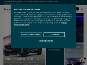 'cupraofficial.fr' screenshot