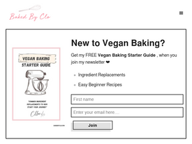 'bakedbyclo.com' screenshot