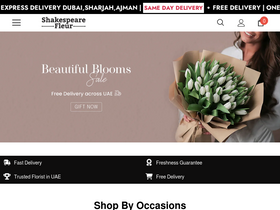 shakespearefleur Fleur website screenshot