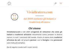 'viviallestero.com' screenshot