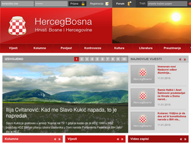 'hercegbosna.org' screenshot