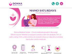 'donna-medicalcenter.ro' screenshot