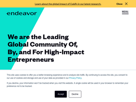 'endeavor.org' screenshot