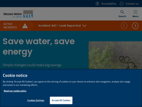'wessexwater.co.uk' screenshot