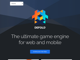 'defold.com' screenshot