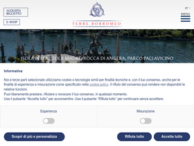 'isoleborromee.it' screenshot